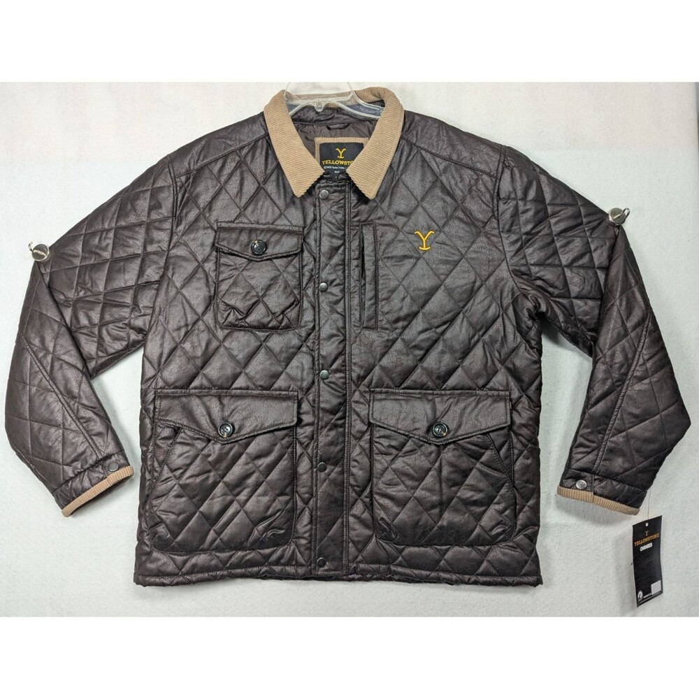 Yellowstone - Dutton Ranch - Button Up Puffer Jacket - Size 3XL